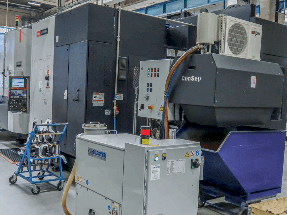 Widok z przodu maszyny Mazak NEXUS HCN 6000 II