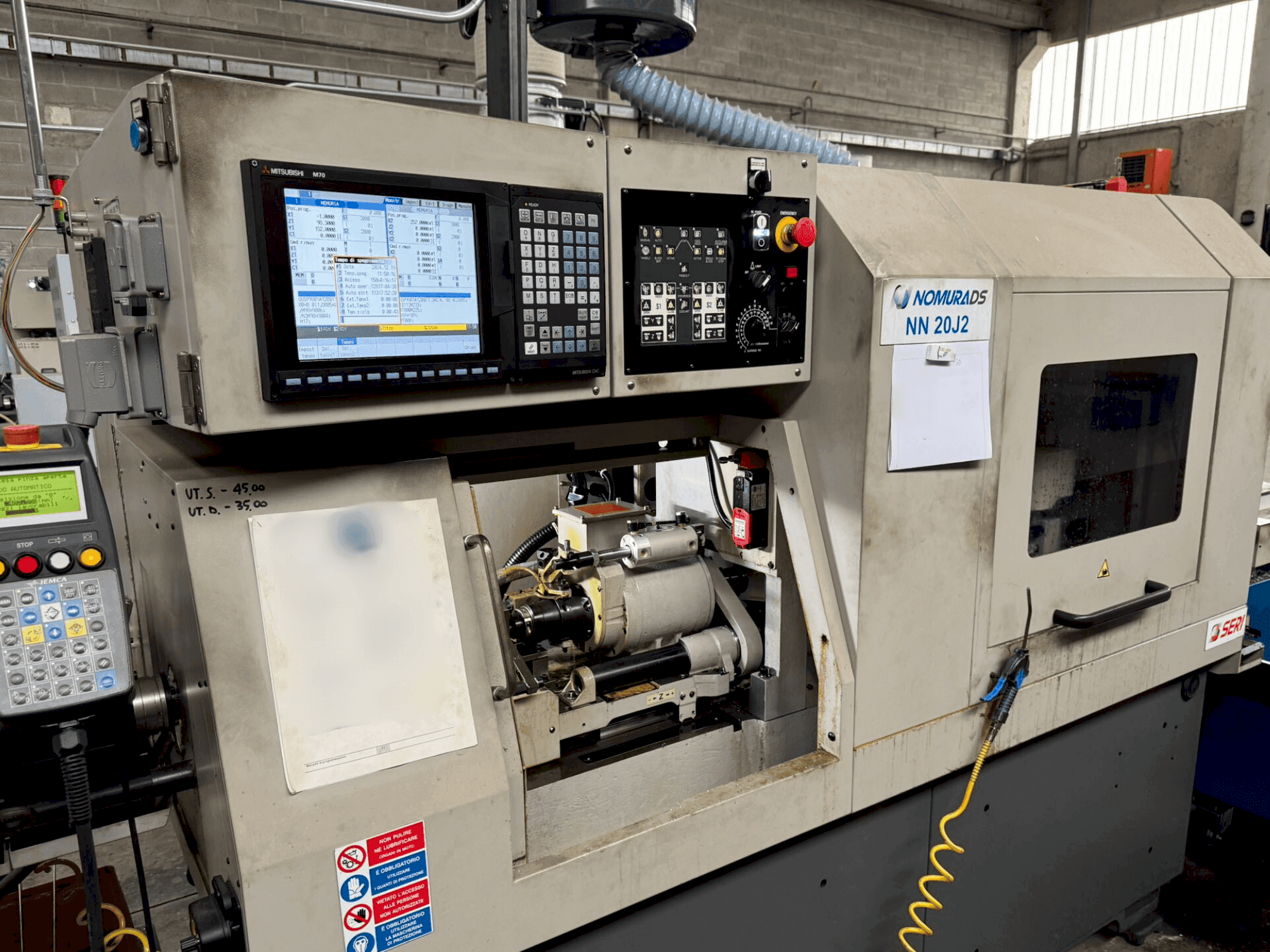 Widok z przodu maszyny NOMURA NN-20 J2