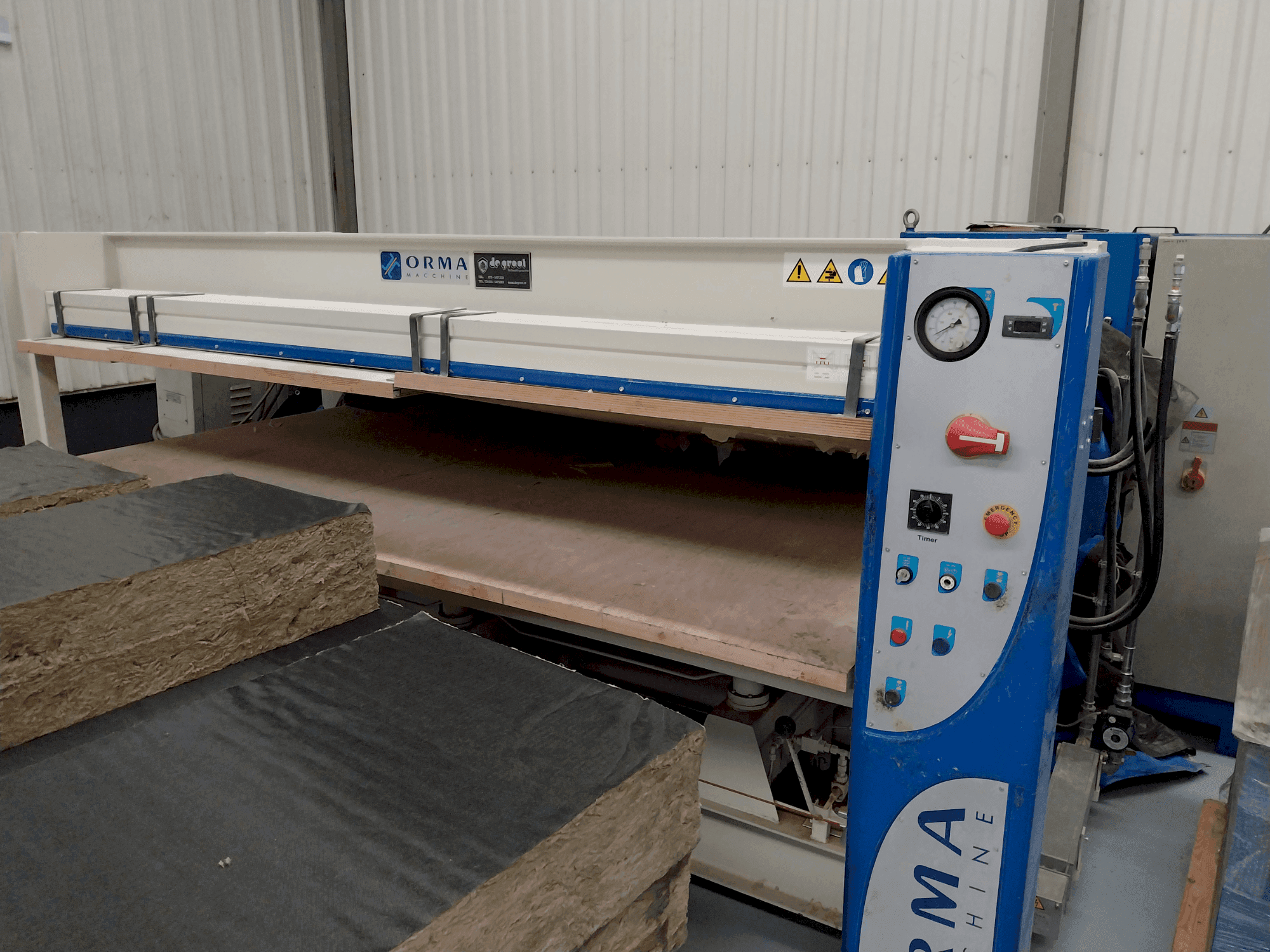 Widok z przodu maszyny ORMA C/6 30/13 AS-BA (2009)