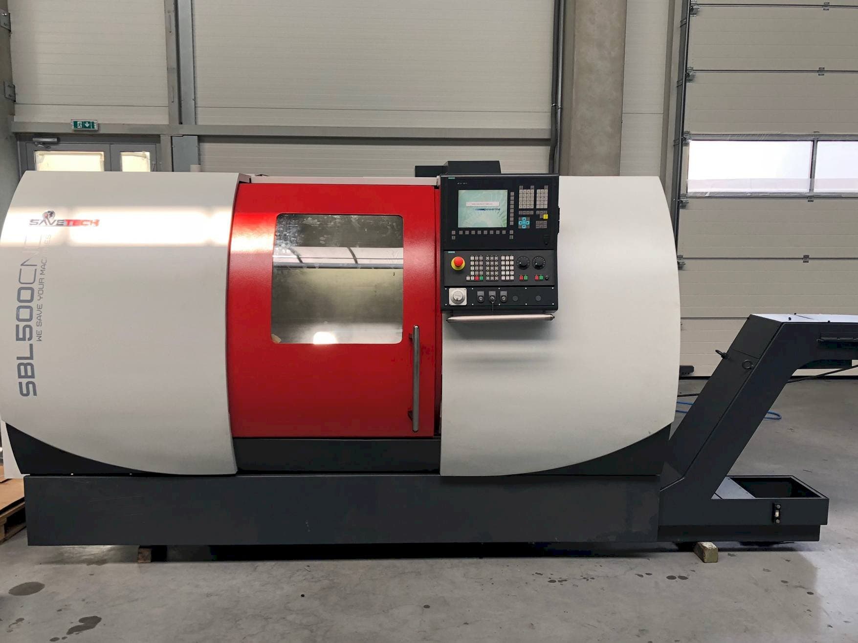 Widok z przodu maszyny TRENS SBL 500/750