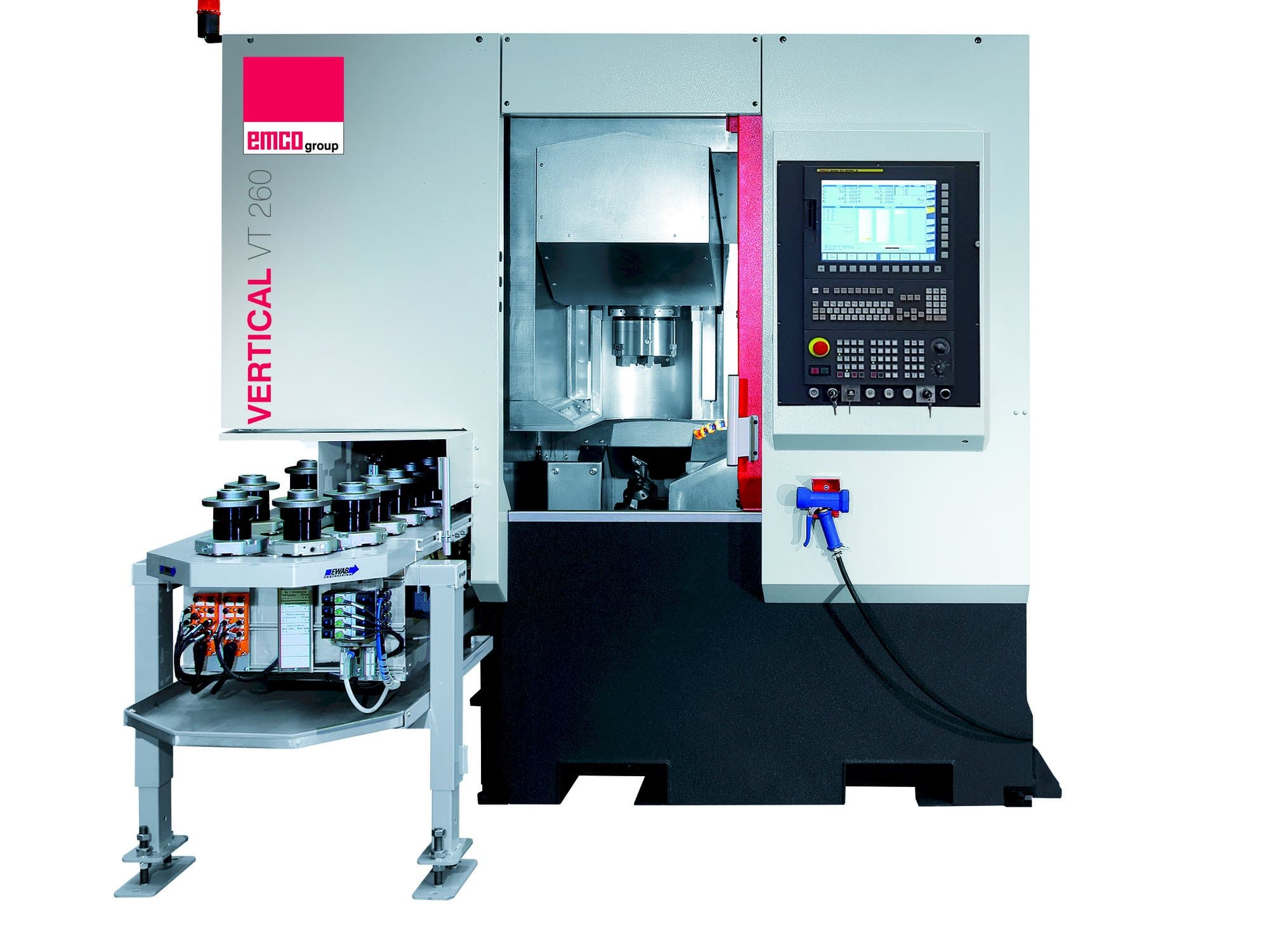 Widok z przodu maszyny EMCO VT260 MY