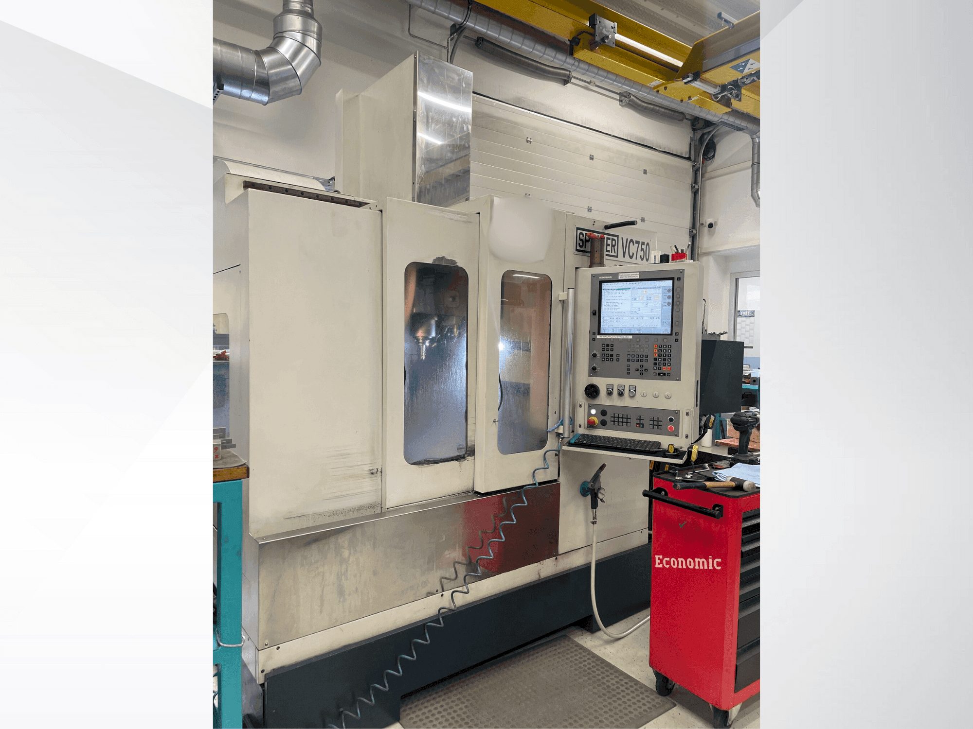 Widok z przodu maszyny SPINNER VC 750