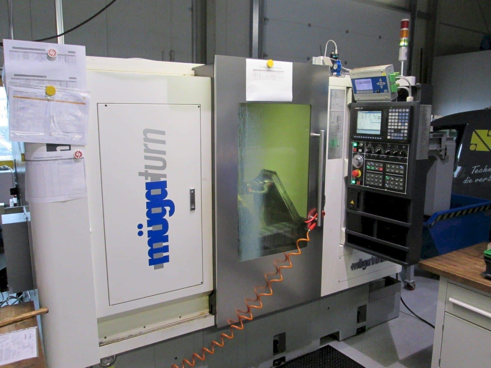 Widok z przodu maszyny Muga iTwin