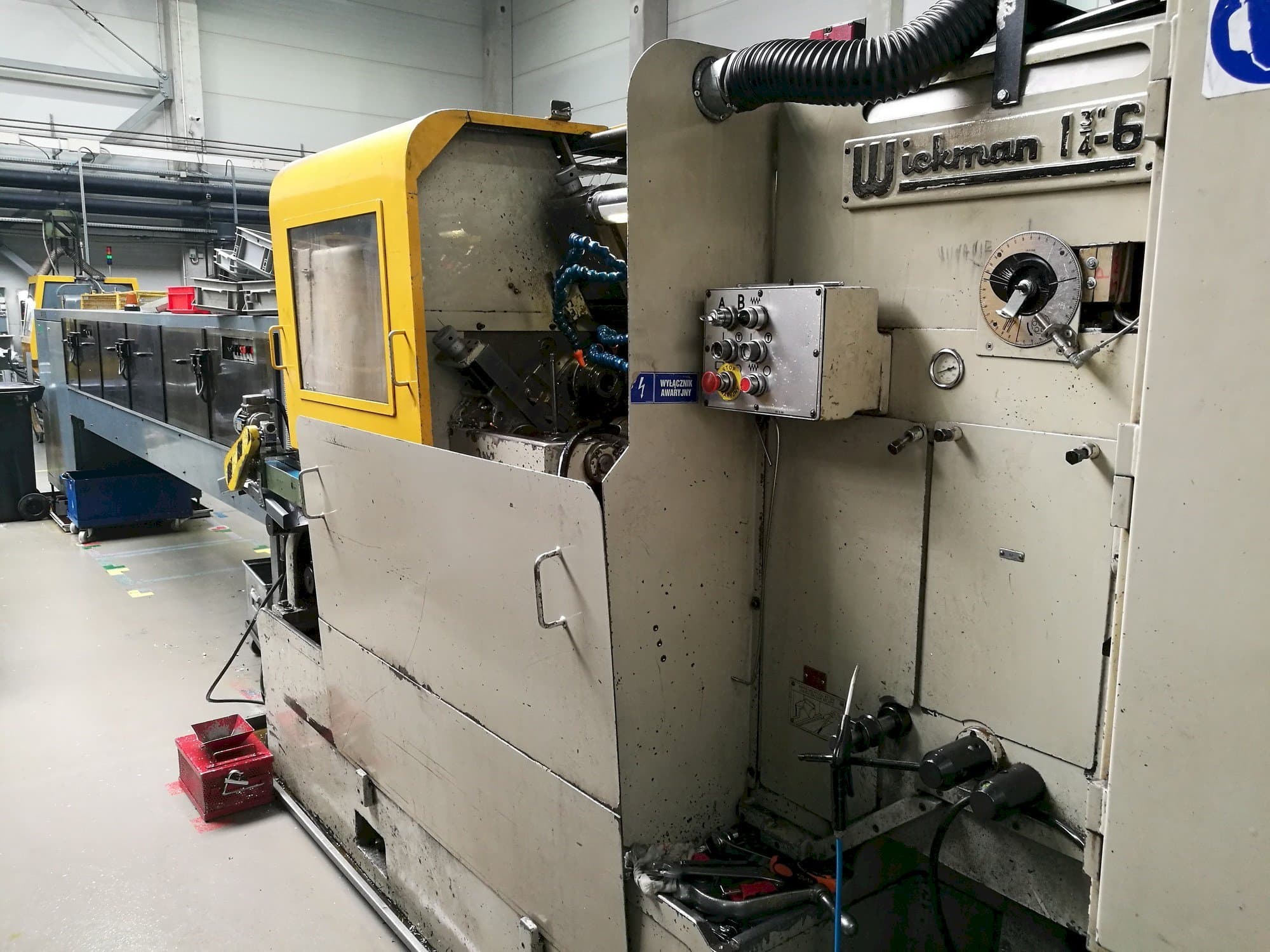 Widok z przodu maszyny Wickman 1  3/4"-6