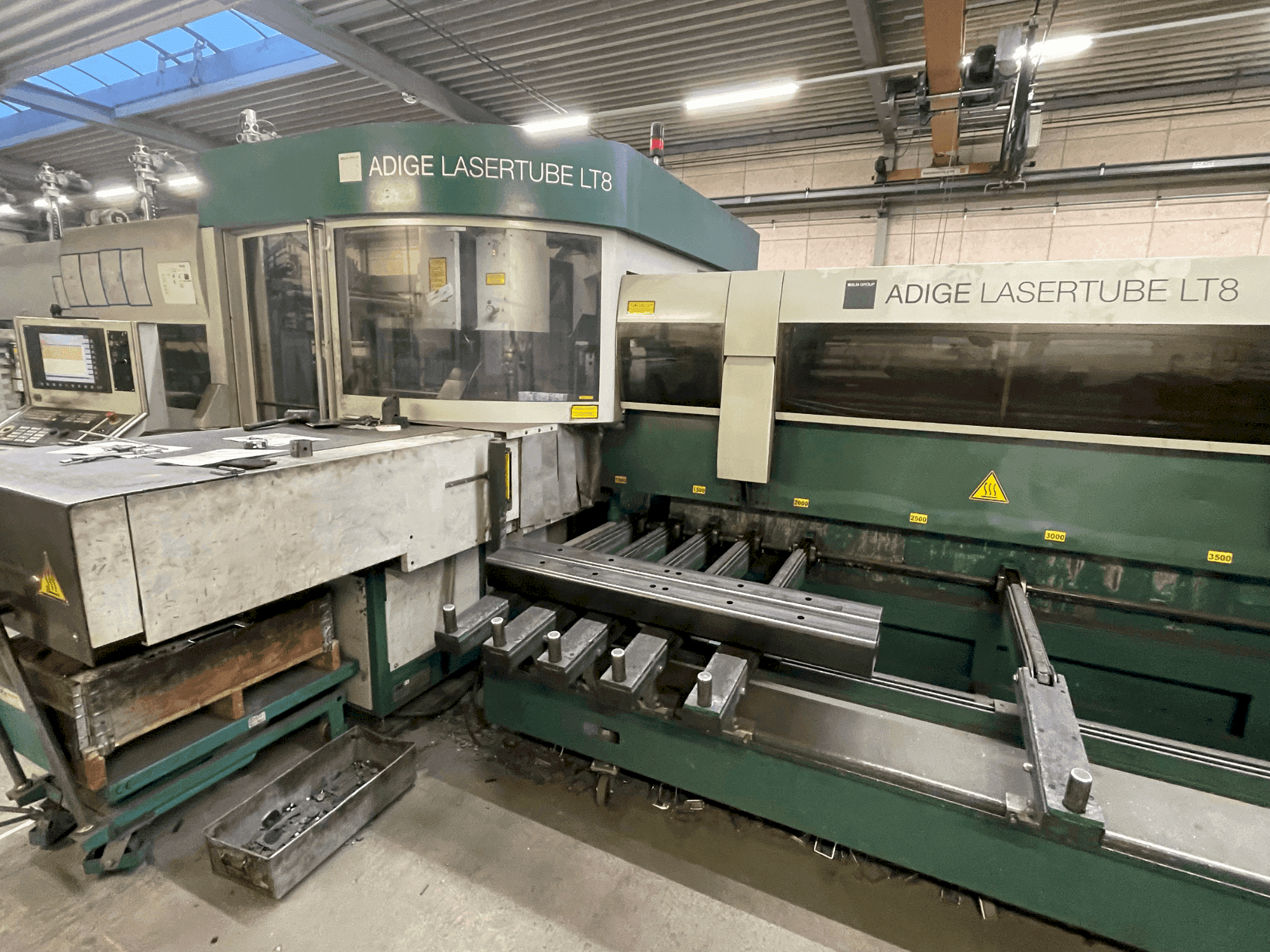 Widok z przodu maszyny BLM Adige LT8