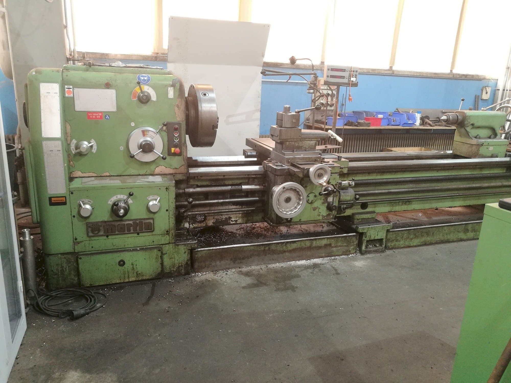 Widok z przodu maszyny Martin DS 80