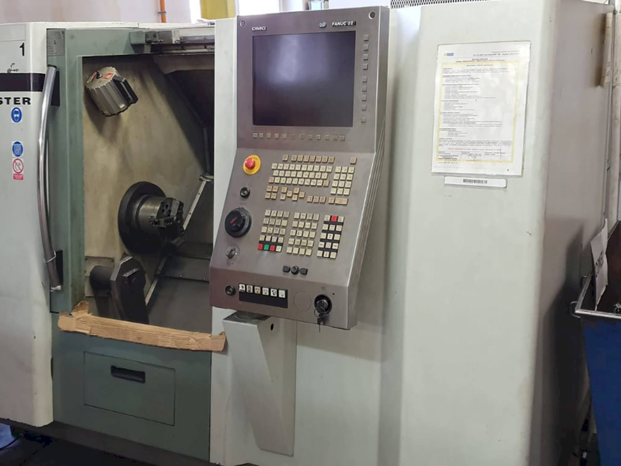 Widok z przodu maszyny Gildemeister CTX 210