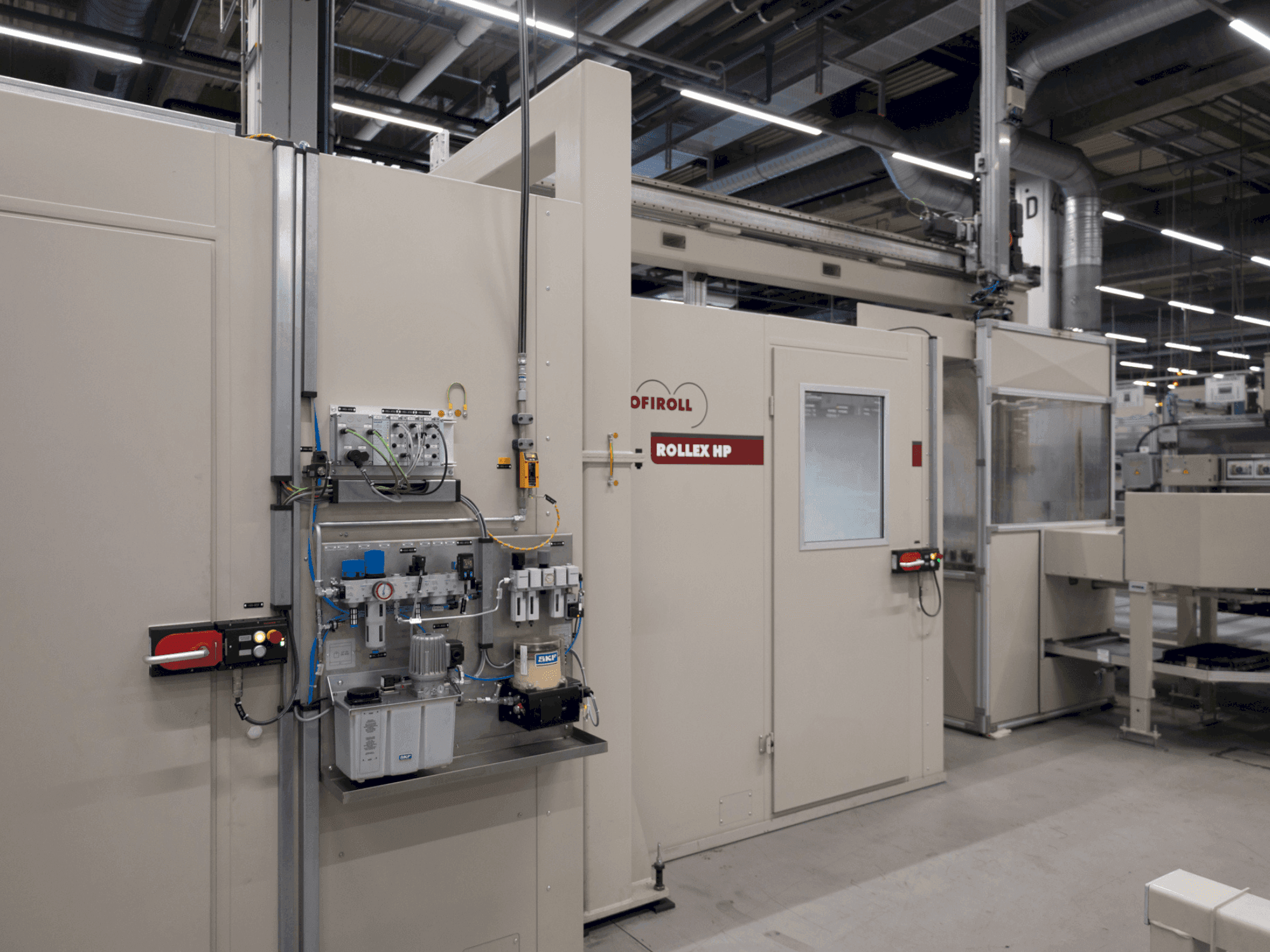 Widok z przodu maszyny PROFIROLL ROLLEX HP