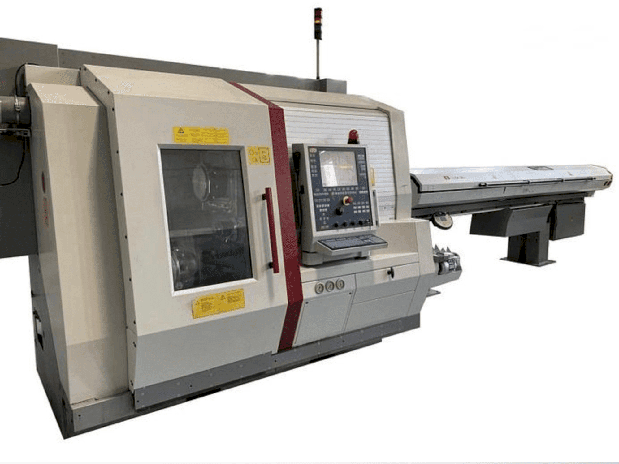 Widok z przodu maszyny TRAUB TNL 32-7