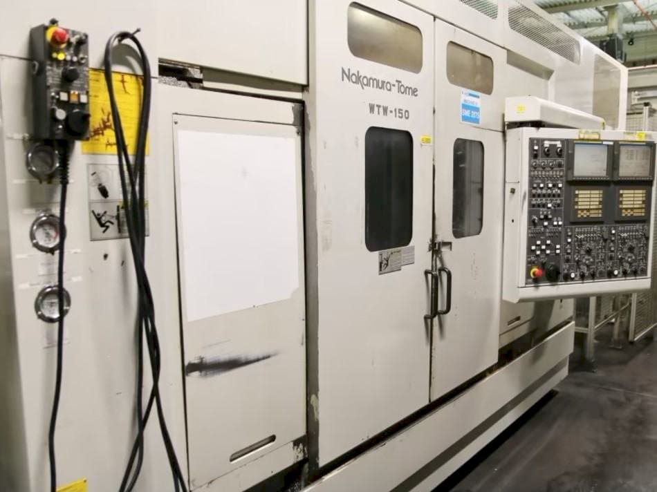 Widok z lewej maszyny NAKAMURA-TOME WTW-150