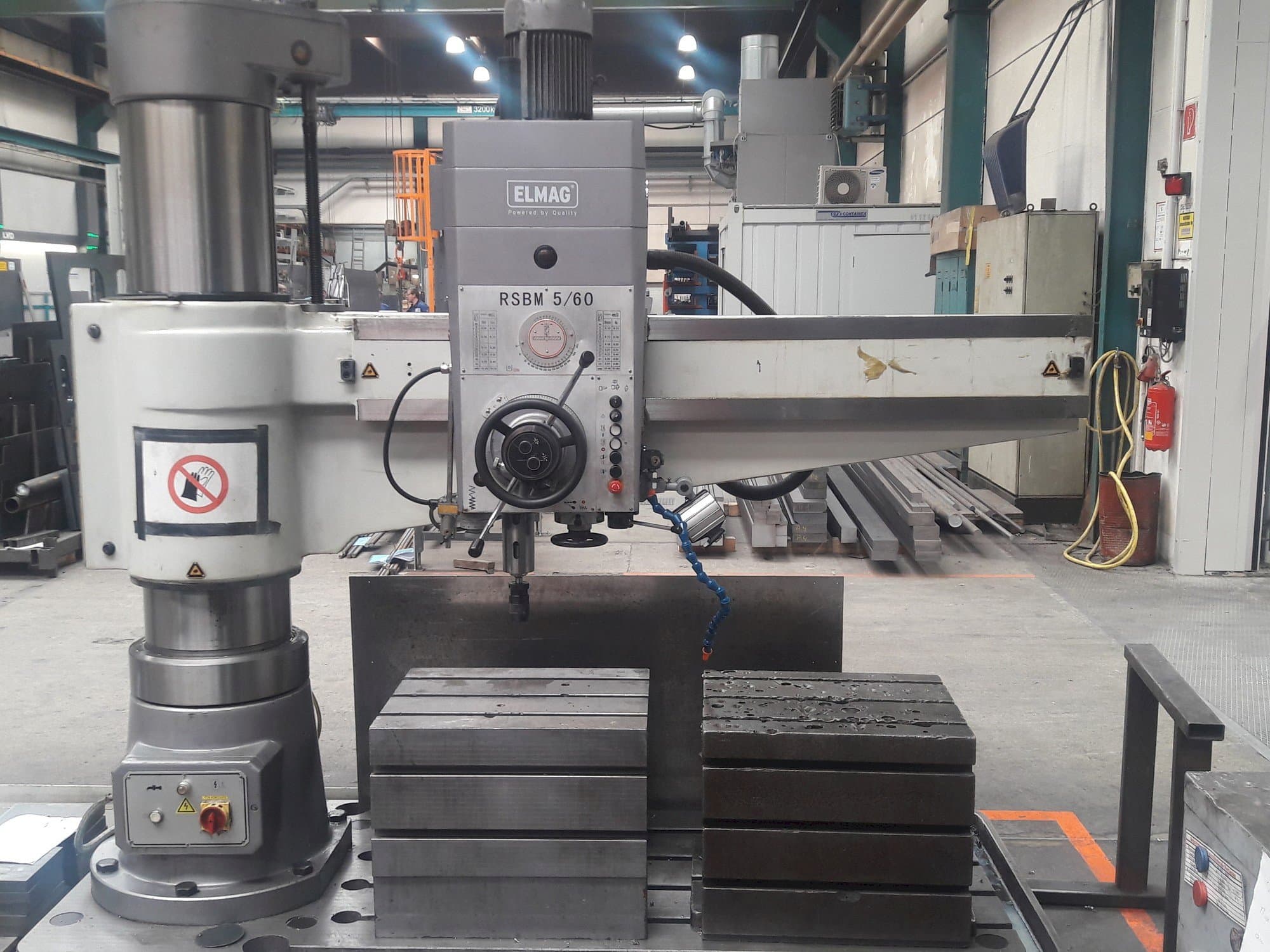 Widok z przodu maszyny ELMAG RSBM 5/60