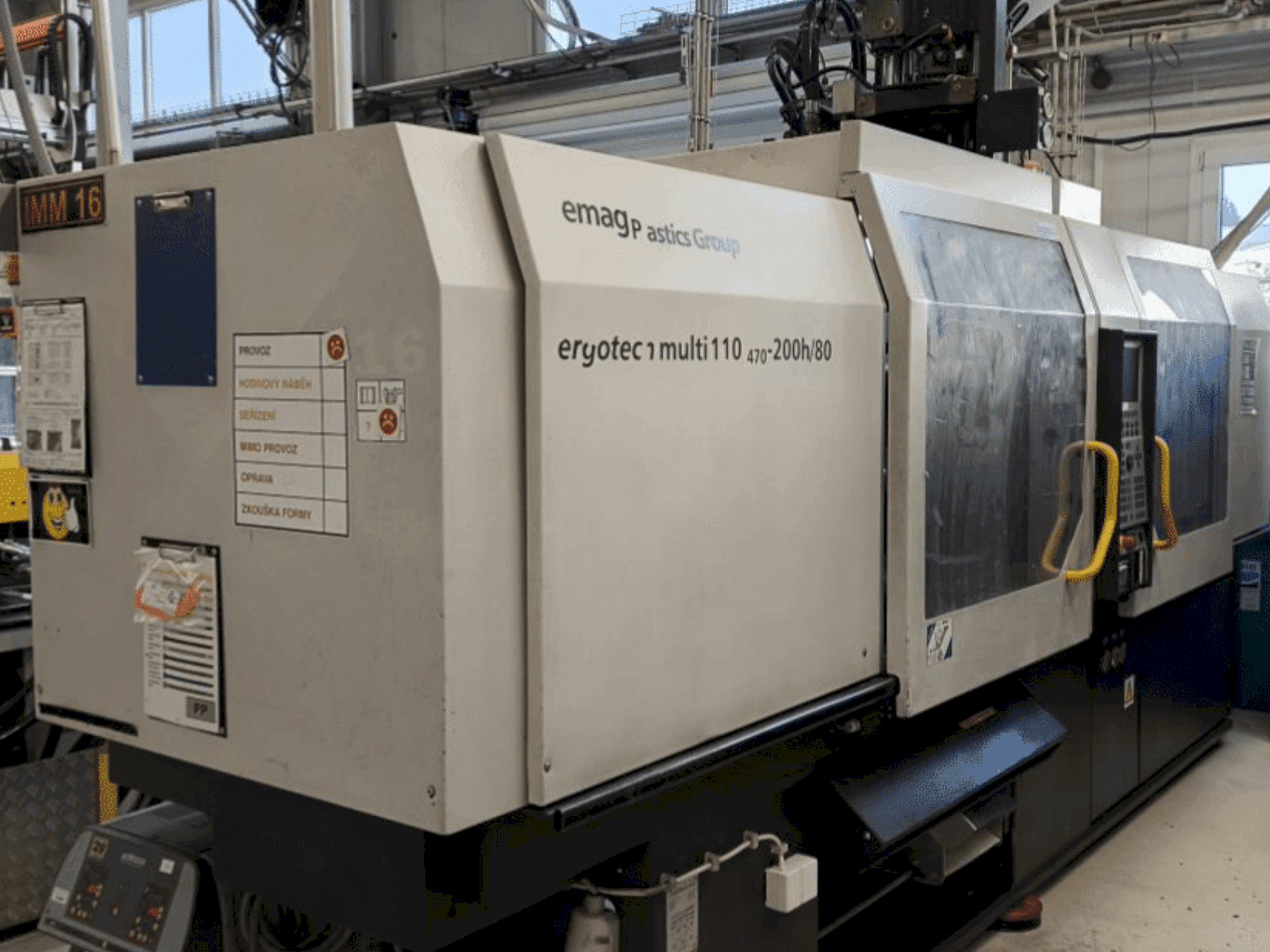 Widok z przodu maszyny DEMAG ERGOtech multi 110-470