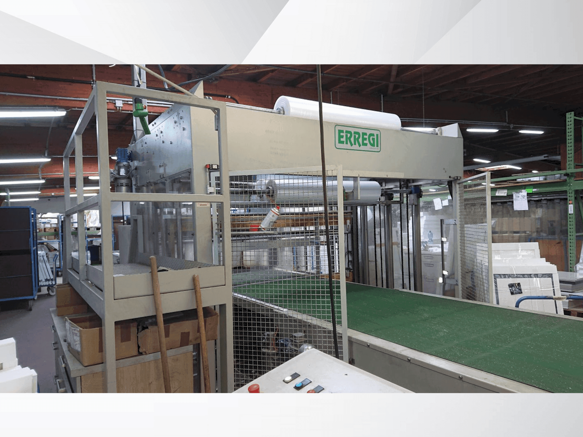 Widok z przodu maszyny ERREGI LINE ERREGI