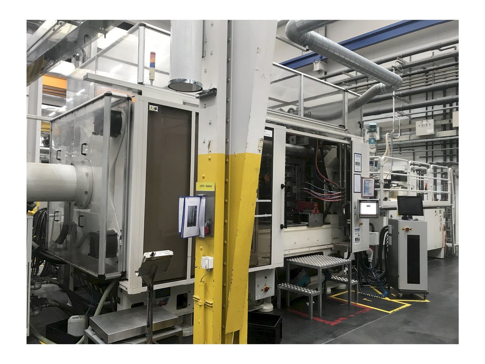 Widok z przodu maszyny Husky H650 RS 80/65