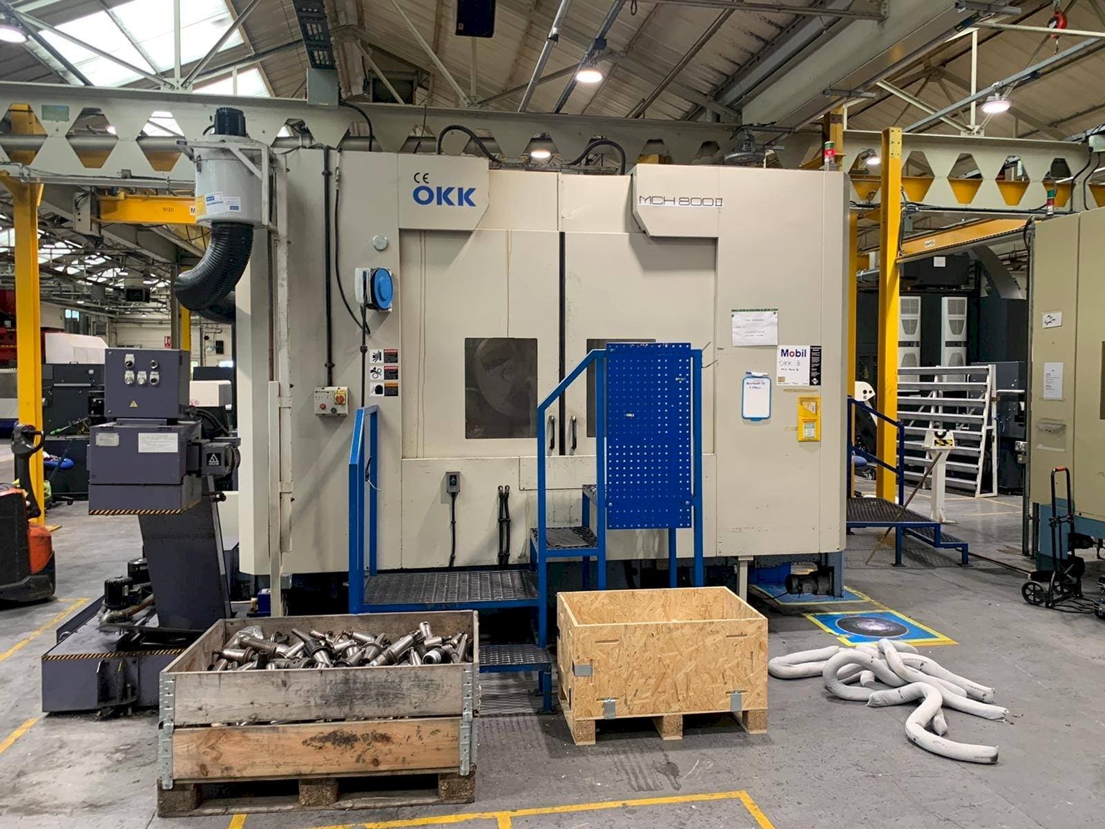 Widok z przodu maszyny OKK MCH 800II