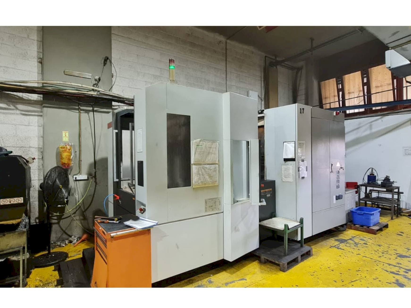 Widok z przodu maszyny MORI SEIKI NH-5000 / 40DCG