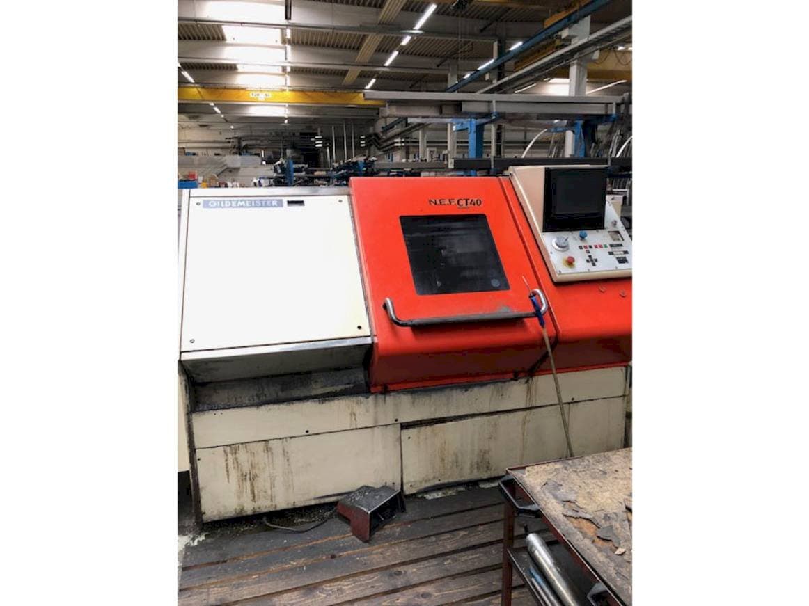 Widok z przodu maszyny Gildemeister NEF CT 40
