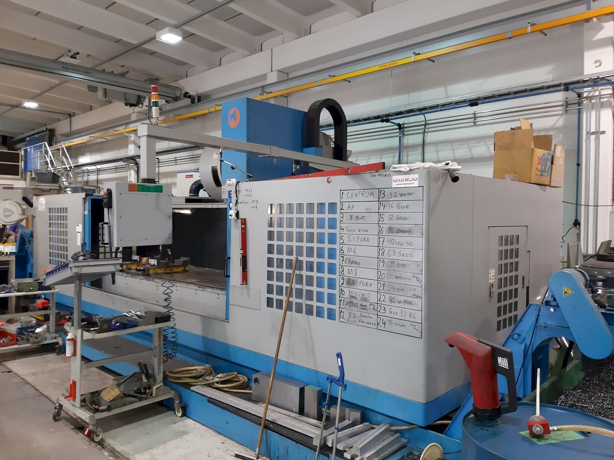 Widok z przodu maszyny Takumi V32