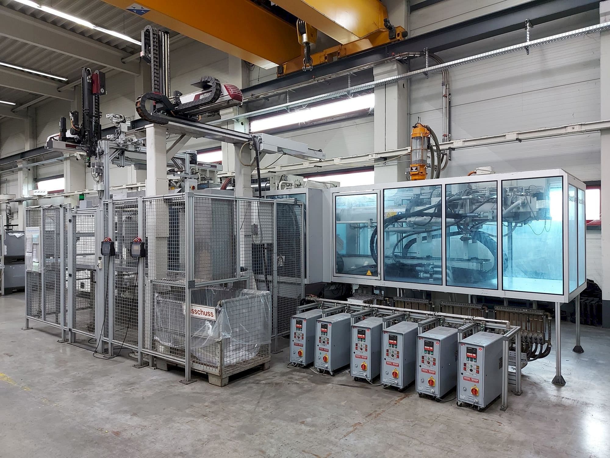 Widok z przodu maszyny Krauss Maffei 650 Tandem