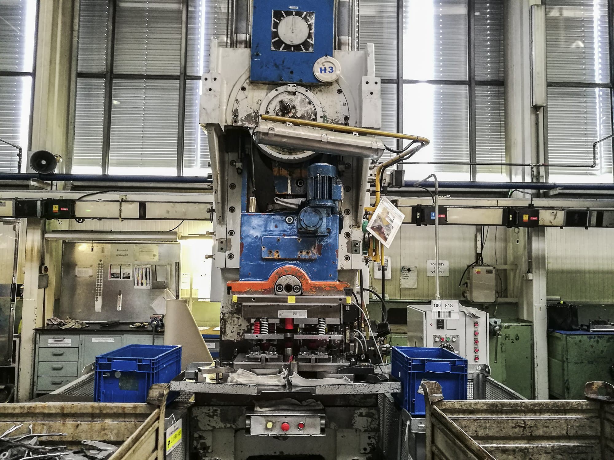 Widok z przodu maszyny ZTS LEK-160