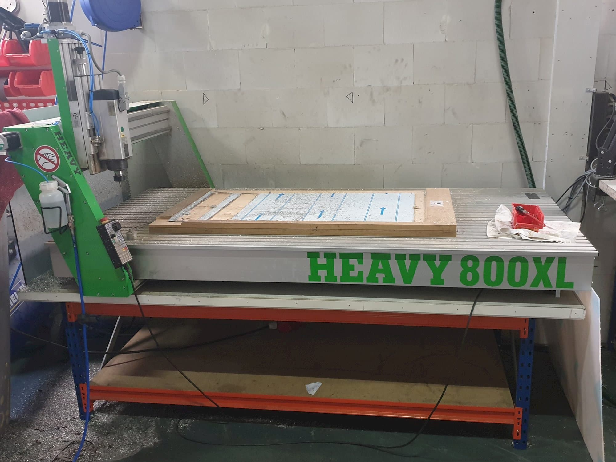 Widok z przodu maszyny EAS HEAVY 800 XL