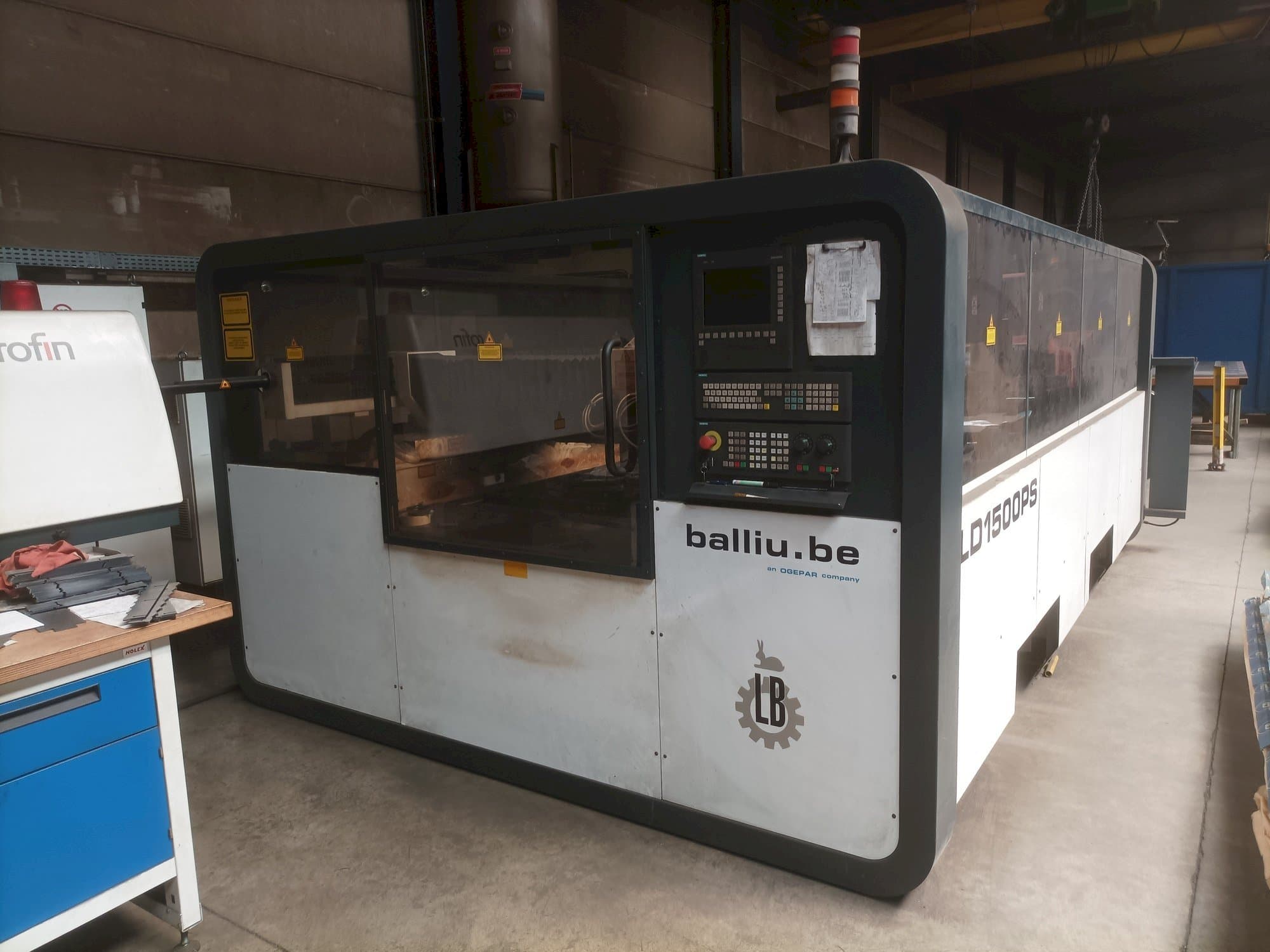 Widok z przodu maszyny Balliu  LD 1500 PS