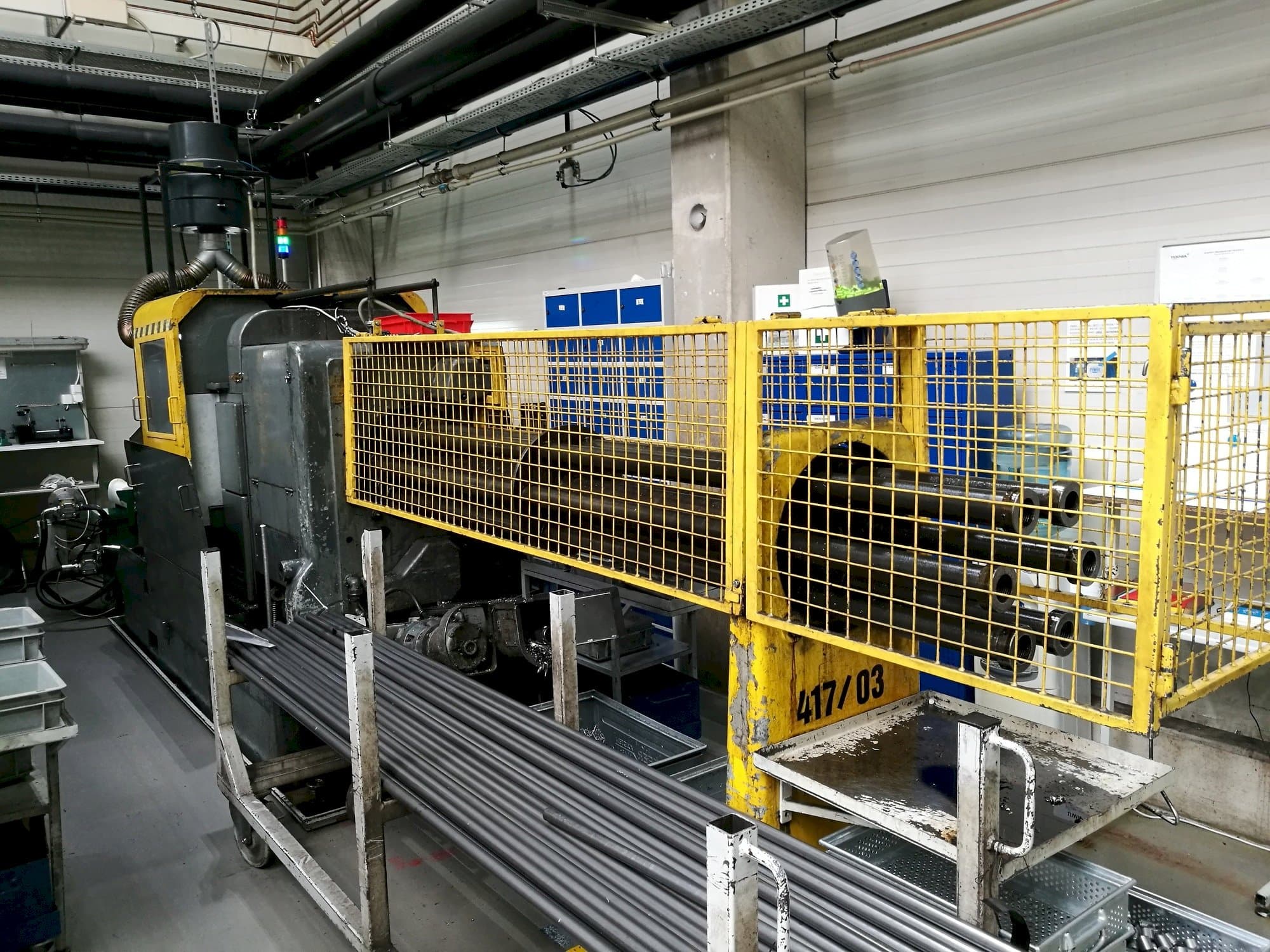 Widok z przodu maszyny Wickman 1  3/8"-6