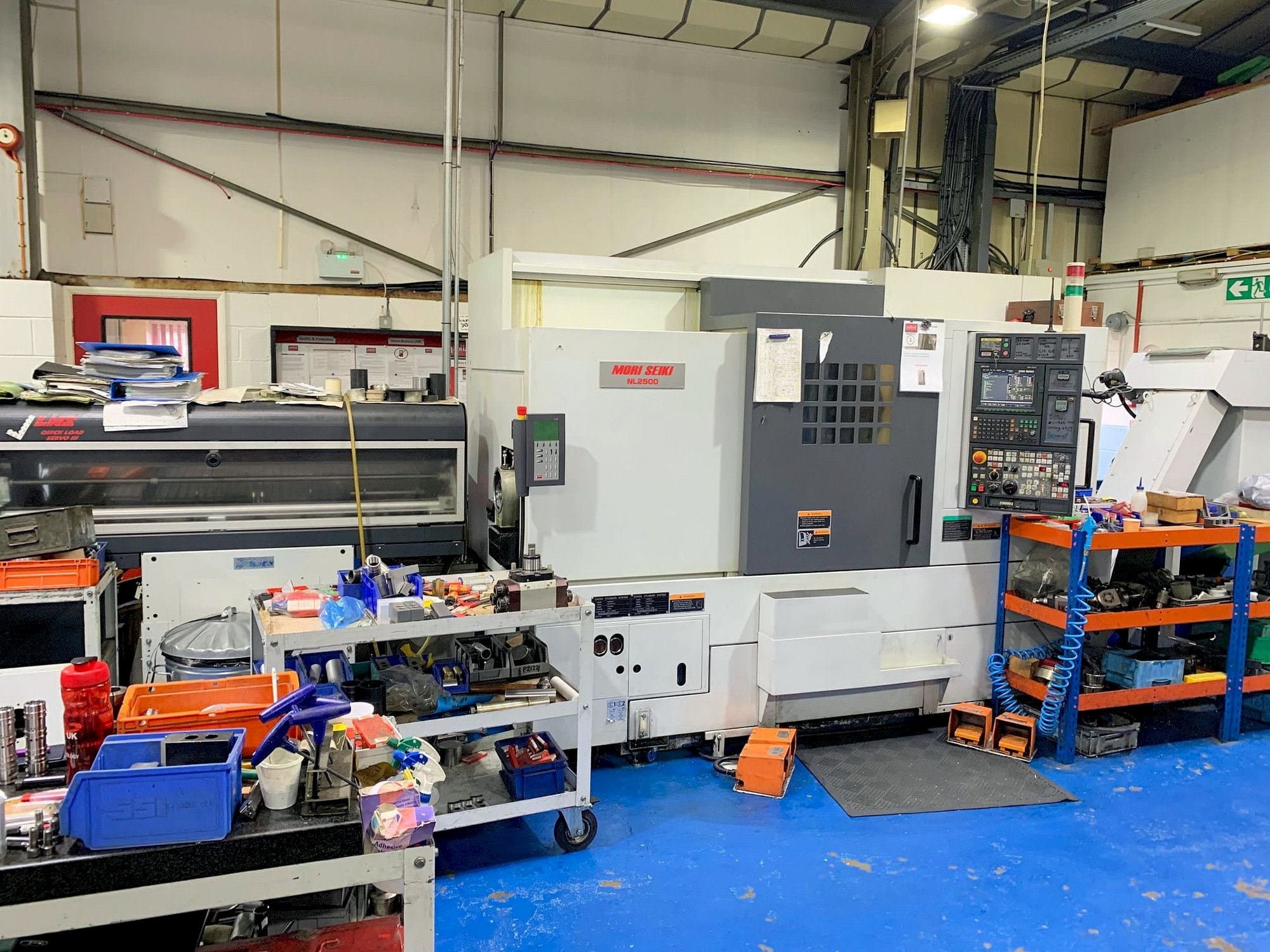 Widok z przodu maszyny MORI SEIKI NL2500SY / 700