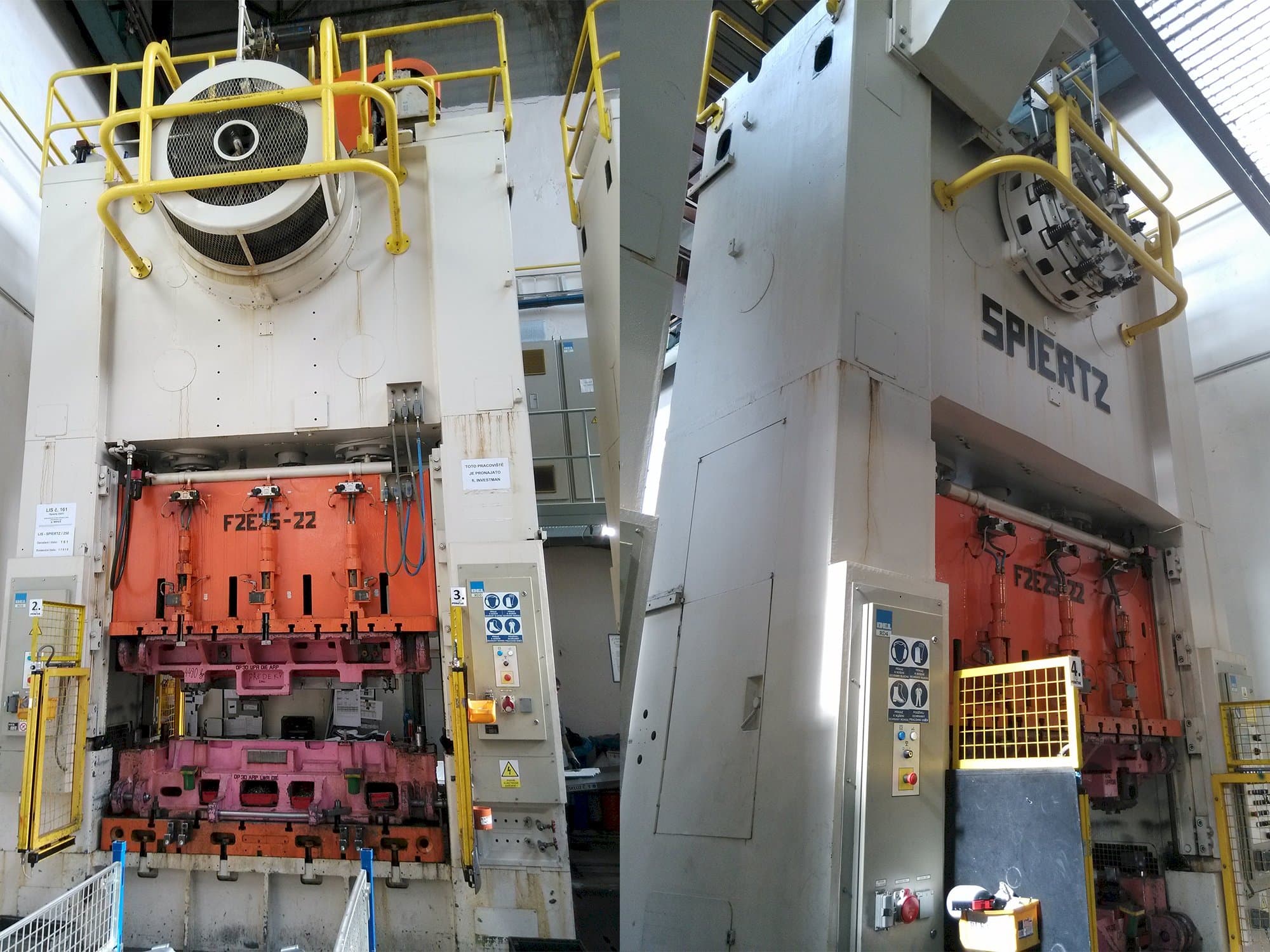 Widok z przodu maszyny Spiertz F2E 25x2.2
