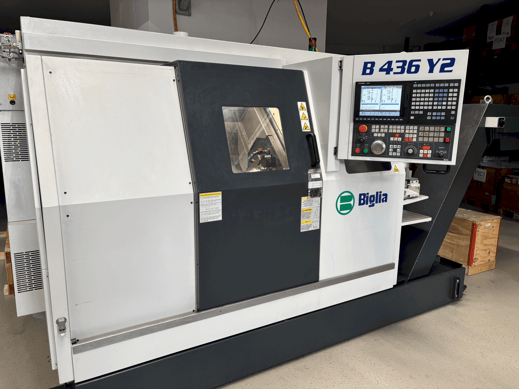 Widok z przodu maszyny Biglia B436Y2