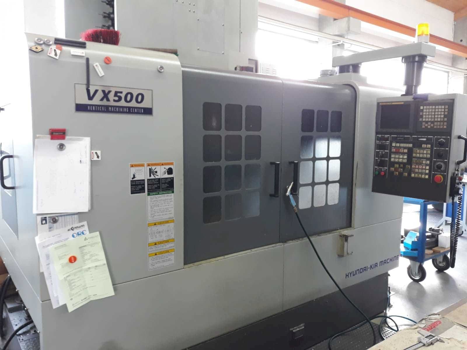 Widok z przodu maszyny Hyundai Kia VX500