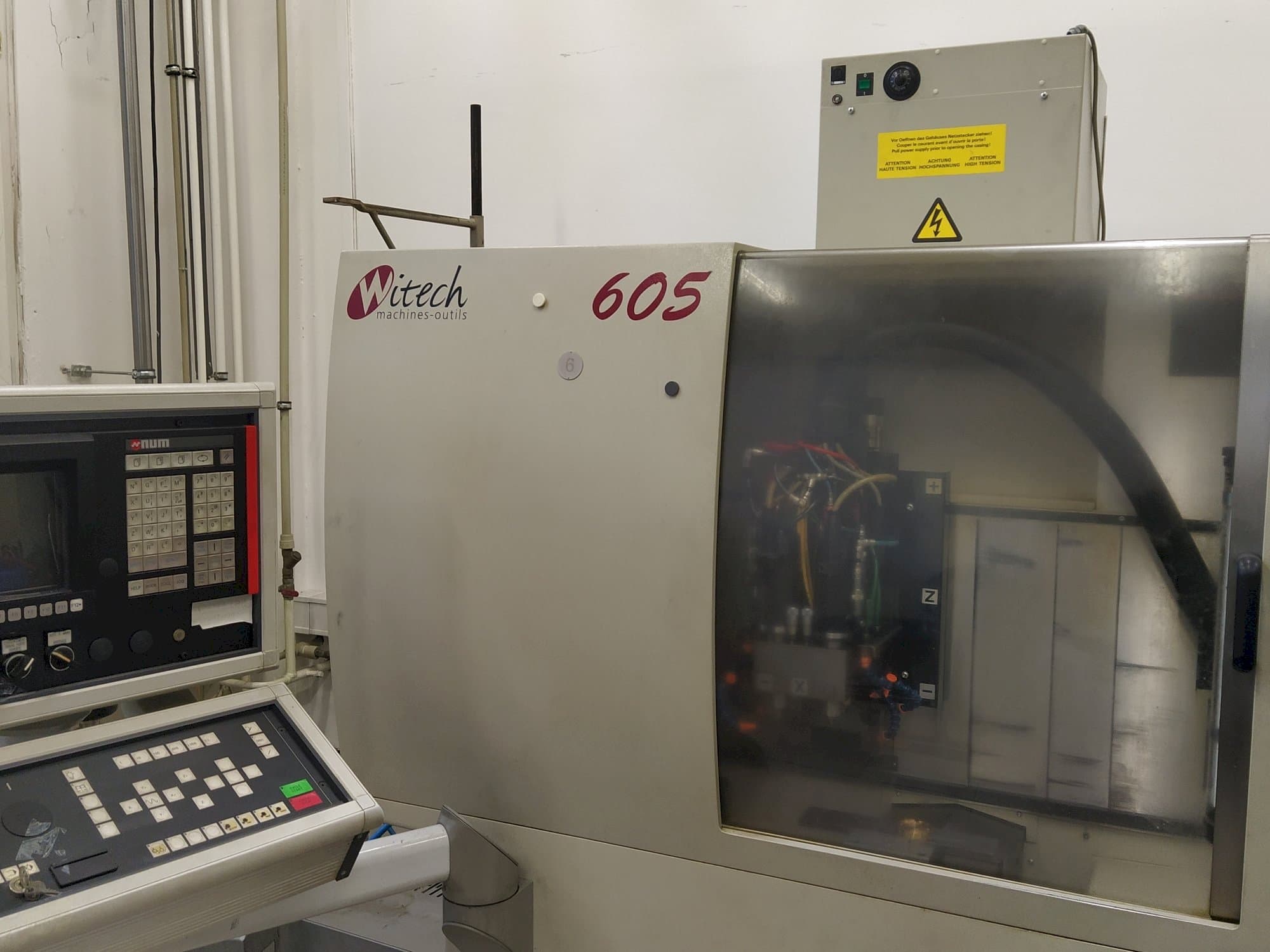 Widok z przodu maszyny Witech 605
