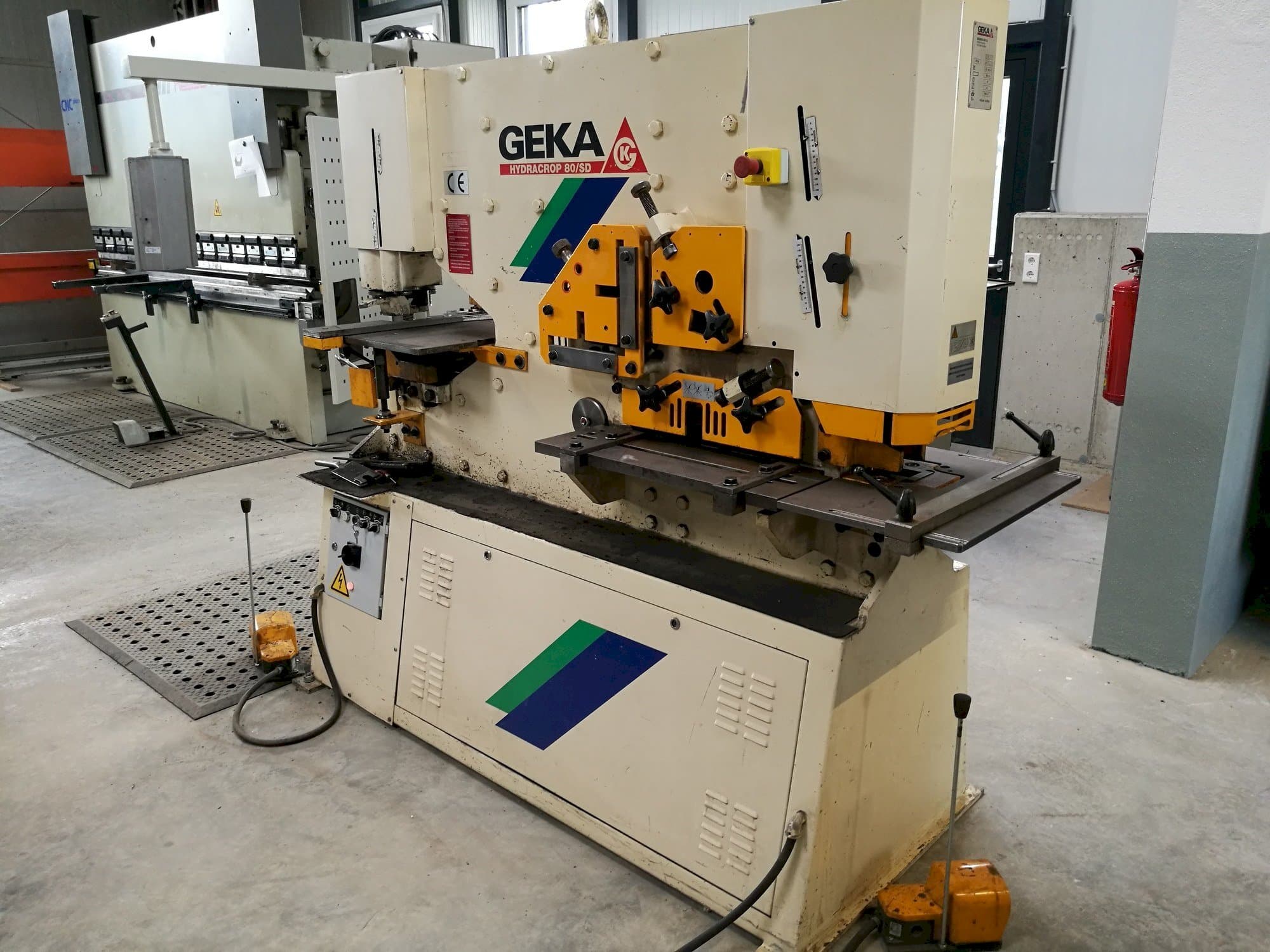 Widok z przodu maszyny GEKA Hydracrop 80 SD