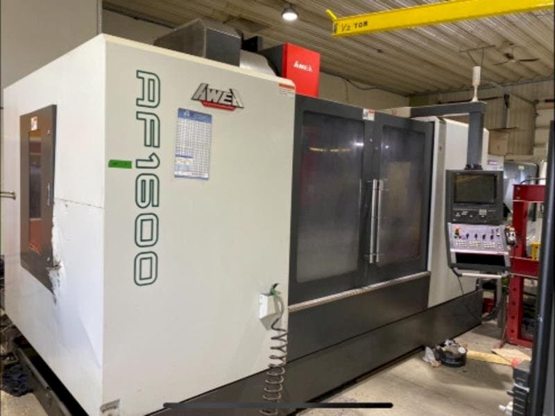 Widok z przodu maszyny AWEA AF-1600