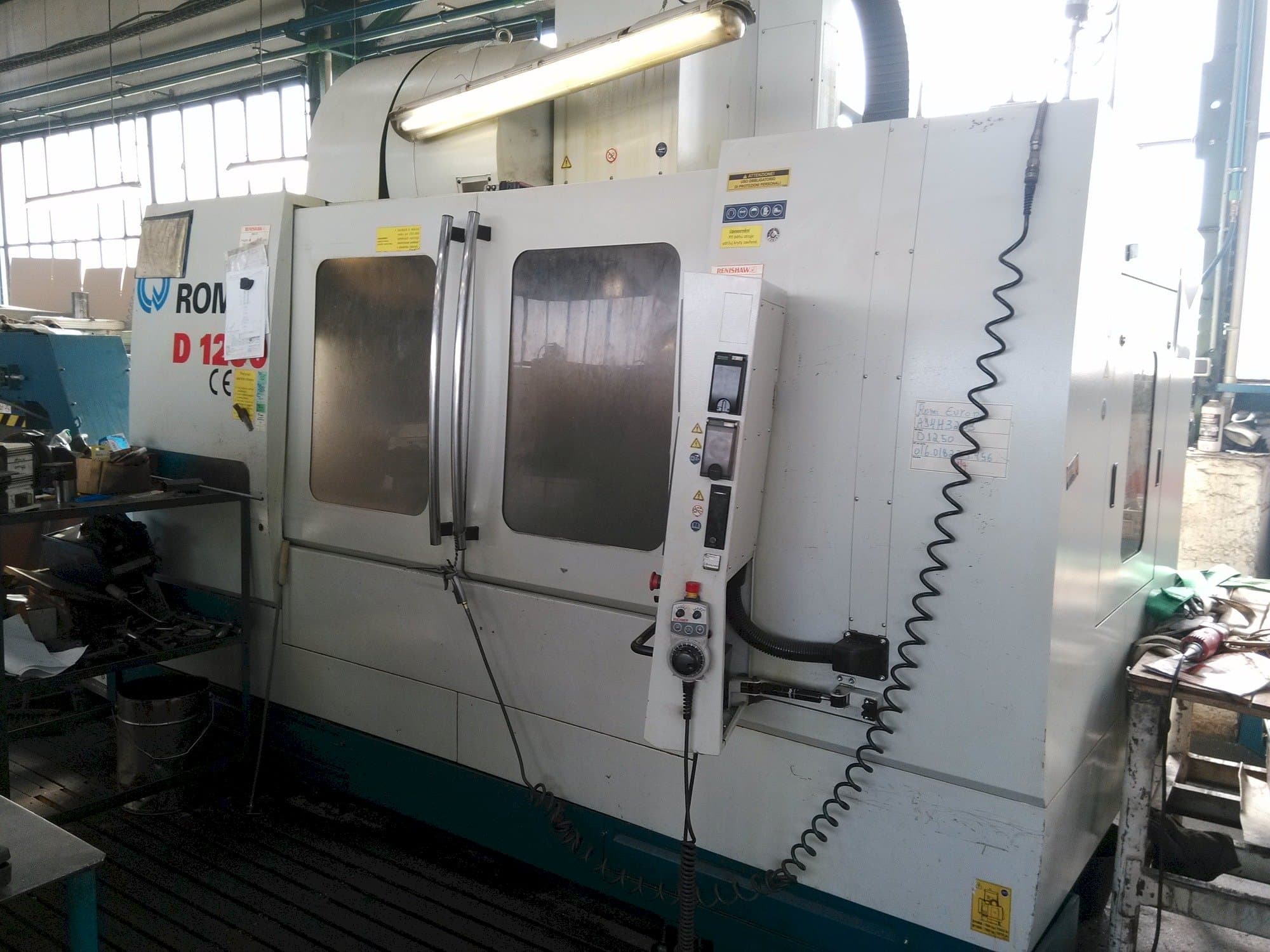 Widok z przodu maszyny Romi D 1250