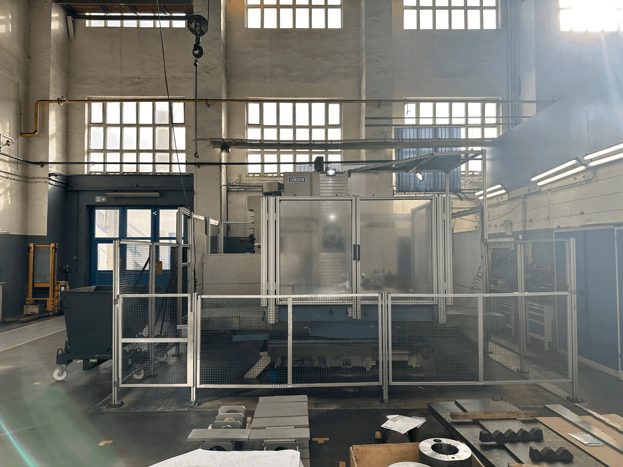 Widok z przodu maszyny Union TC 110