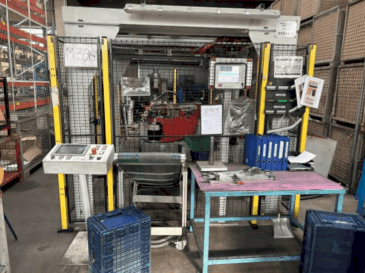 Widok z przodu maszyny Transfluid DB 650 ST-SPS