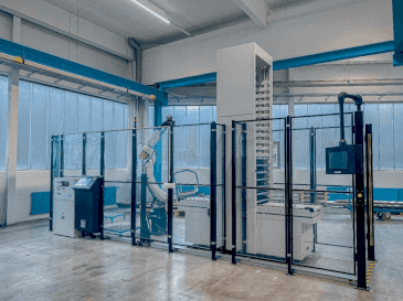 Widok z przodu maszyny FANUC ARC Mate 120iD/35, M-20iD/35