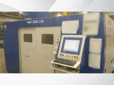 Widok z przodu maszyny MicroStep Fiber MSF 3001.15L