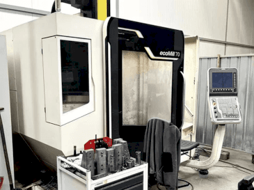 Widok z przodu maszyny DMG MORI ecoMill 70