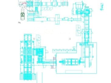 Widok z przodu maszyny TORWEGGE TG2 Parquet production line