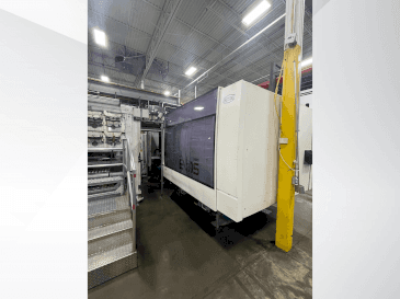 Widok z przodu maszyny Netstal EVOS 5500-2900 Speed