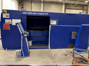 Widok z przodu maszyny MicroStep Fiber MSF 4001.20L