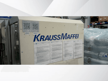 Widok z przodu maszyny Krauss Maffei 340 c2/80