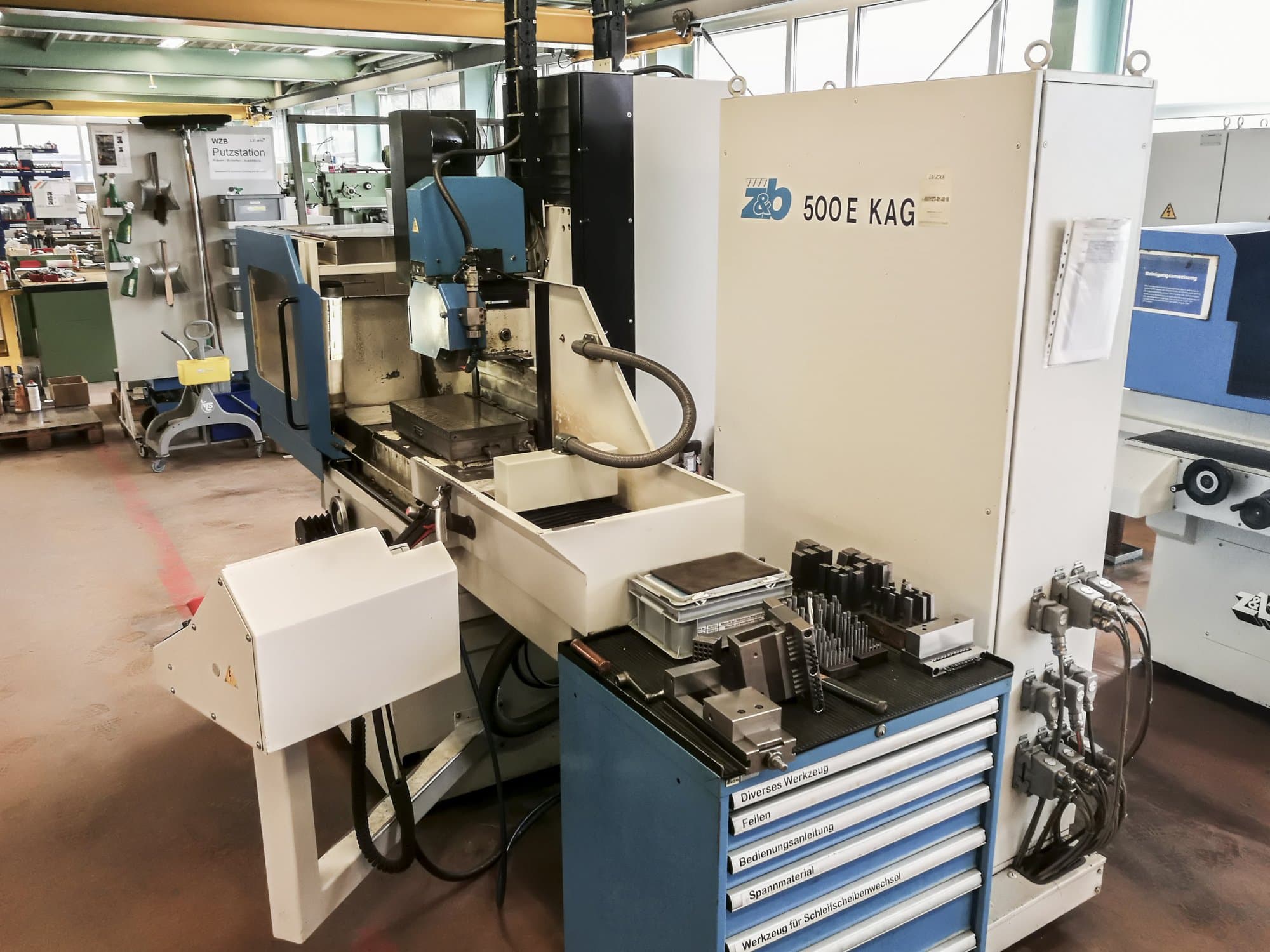 Widok z prawej maszyny ZIERSCH & BALTRUSCH STARLINE 500E