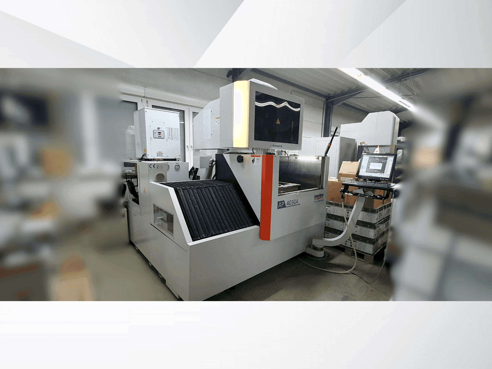 Widok z przodu maszyny AccuteX AP 4030A