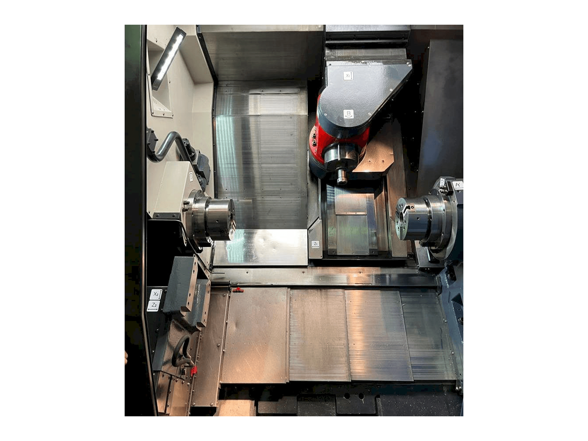 Obszar pracy maszyny DOOSAN MX2000S