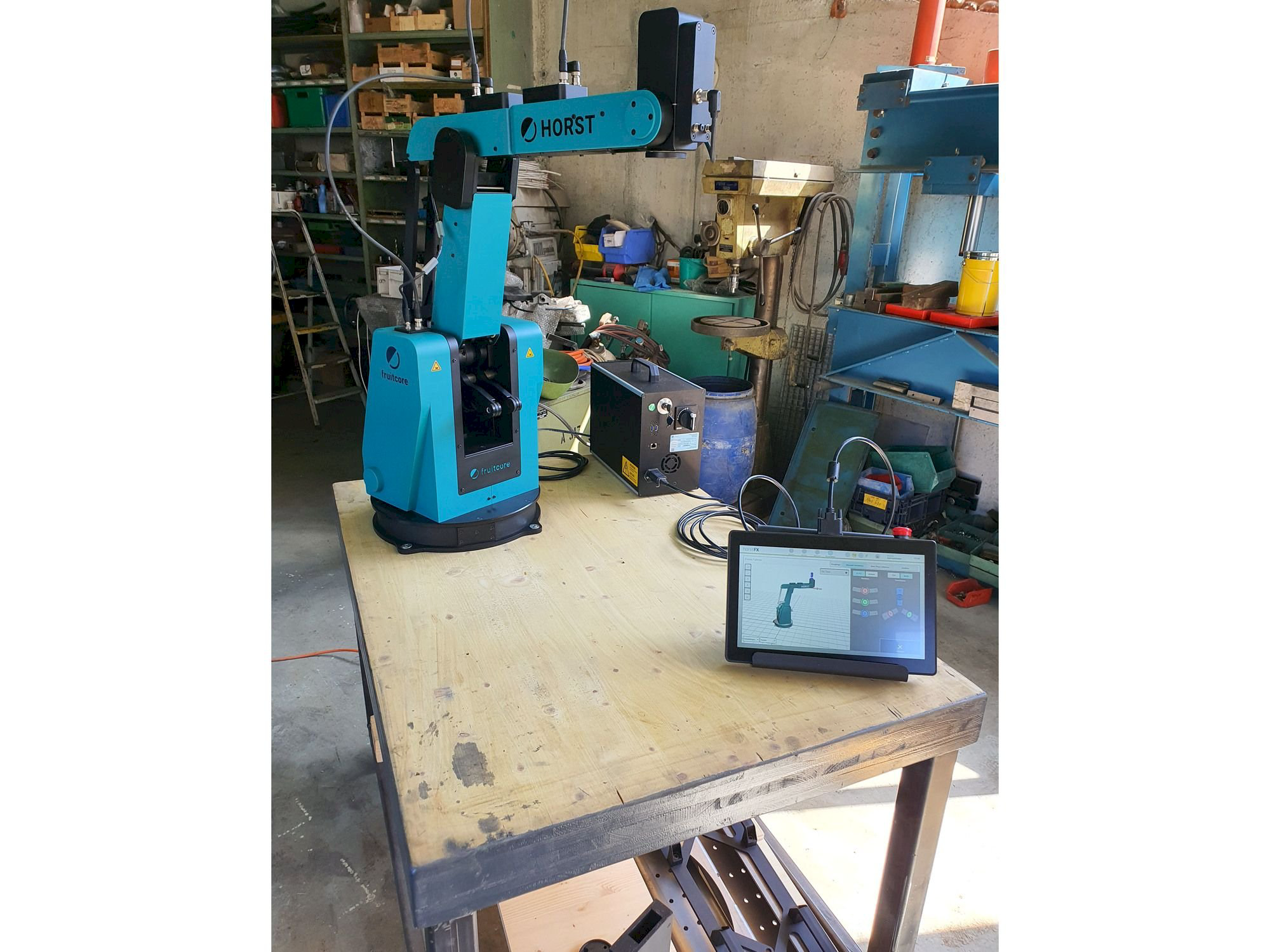 Widok z przodu maszyny Fruitcore Horst 900