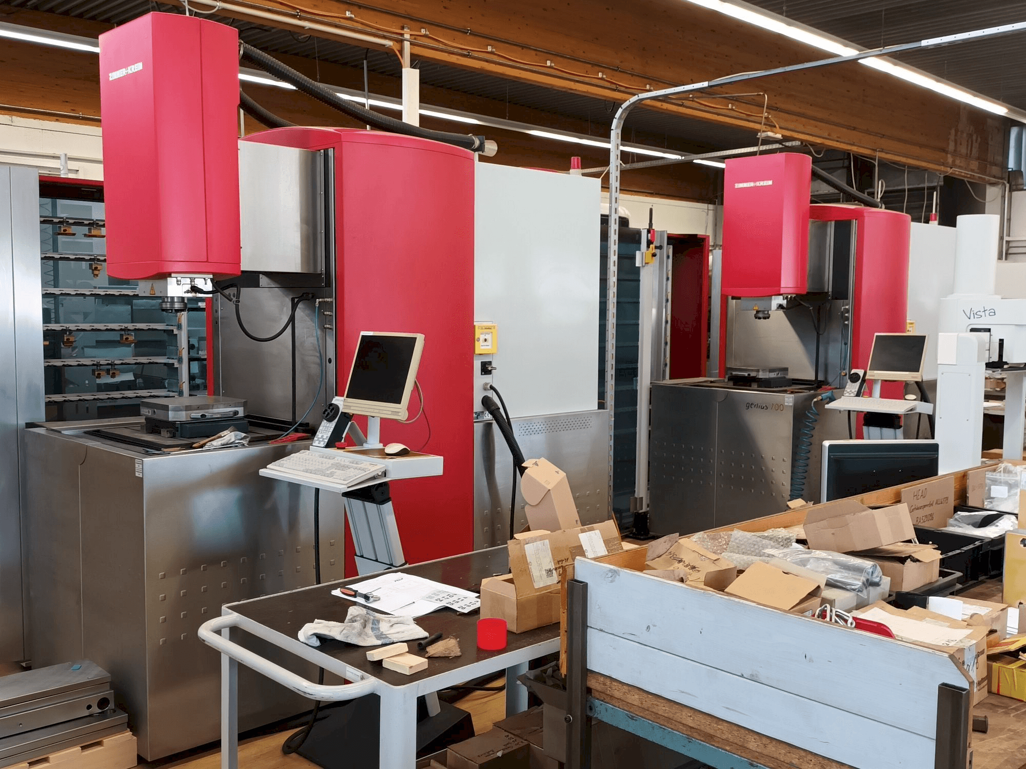 Widok z przodu maszyny Zimmer+Kreim Genius 700