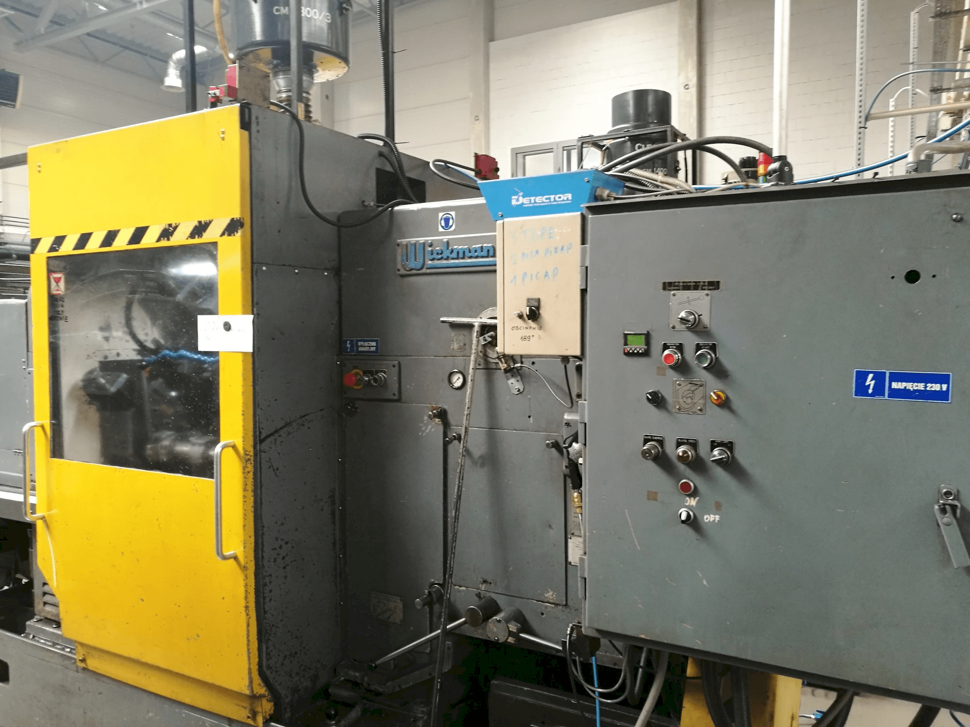 Widok z przodu maszyny Wickman 2 1/4"-6